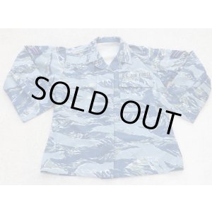 画像: 米軍 試作品 米空軍女性用ジャケット ブルータイガーストライプ迷彩4R