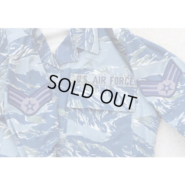 画像3: 米軍 試作品 米空軍女性用ジャケット ブルータイガーストライプ迷彩4R (3)
