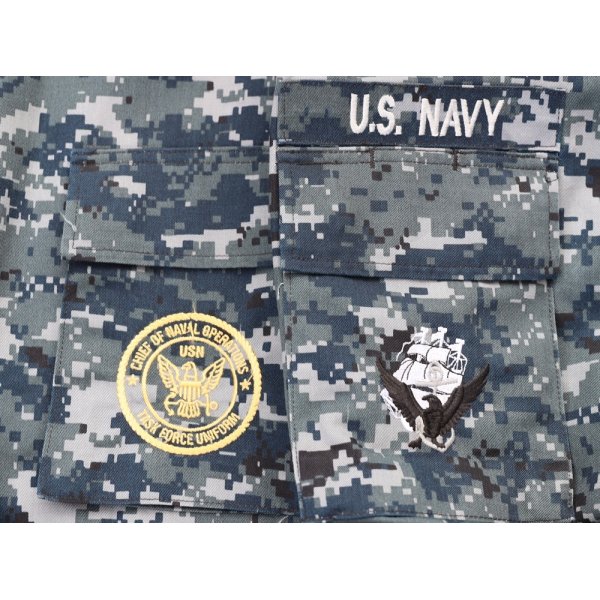 画像3: 米軍 米海軍 試作品NWU-DジャケットLARGE-REGULAR新品? (3)