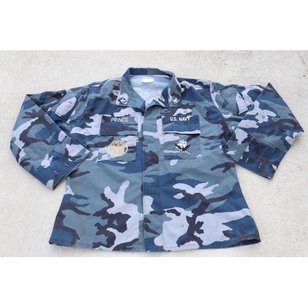 画像1: 米軍 米海軍 試作品NWU-BジャケットLARGE-REGULAR (1)
