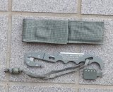 画像: 米軍オンタリオ モデル1ストラップカッターFGポーチ・研石・替え刃付