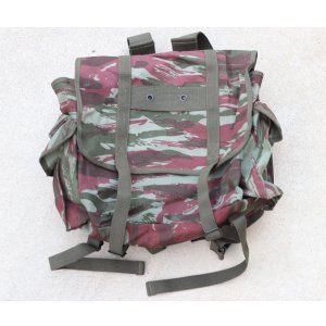 画像: モロッコ軍? フランス軍mle55型ミュゼットパック リザード迷彩 新品