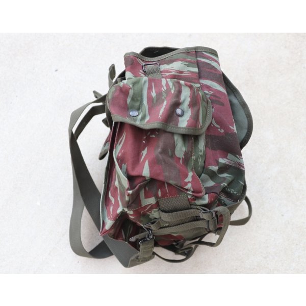 画像3: モロッコ軍? フランス軍mle55型ミュゼットパック リザード迷彩 新品 (3)