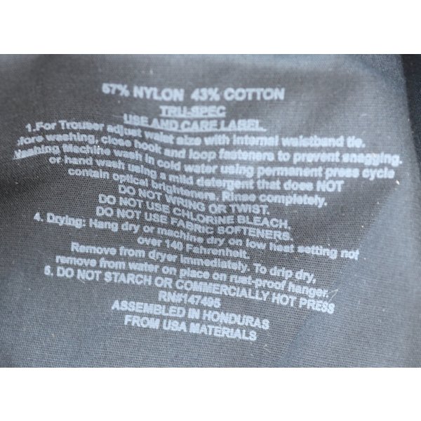 画像5: サウジアラビア軍 王室警備隊TRU-SPEC戦闘服パンツ 黒 MEDIUM-REGULAR新品 (5)