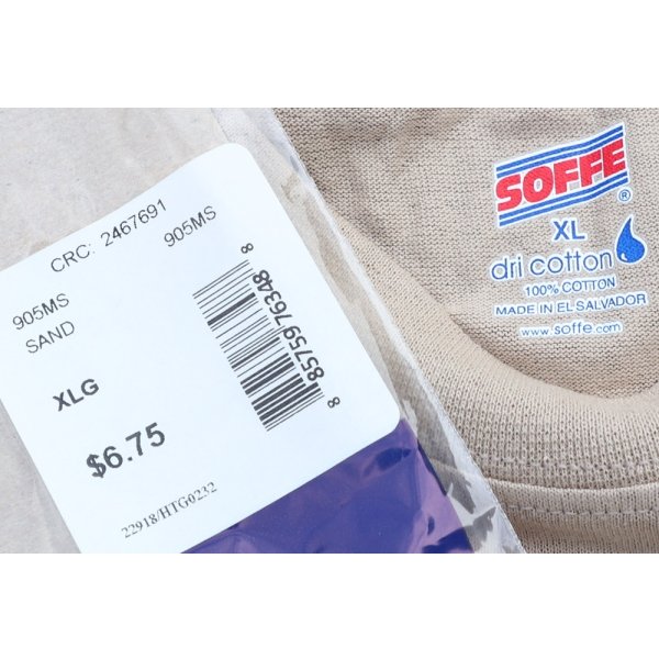 画像3: 米軍放出ソフィーTシャツ サンド新品 (3)