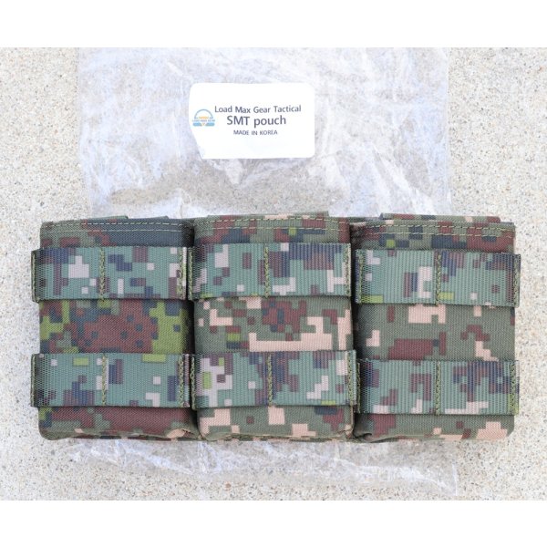 画像1: LMG SMTトリプルオープントップマガジンポーチ 陸軍デジタル迷彩 新品 (1)