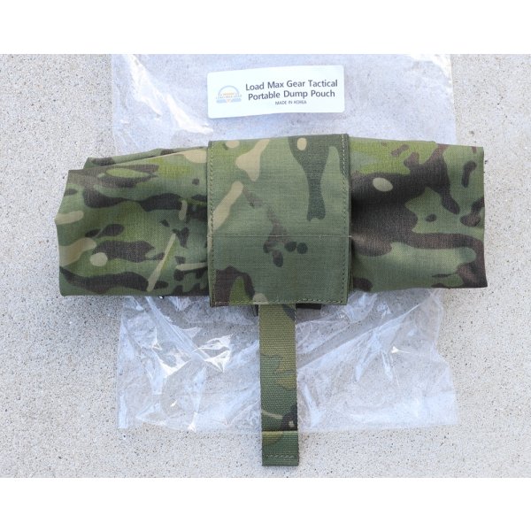 画像3: LMGポータブルダンプポーチMULTICAM TROPIC迷彩 新品 (3)