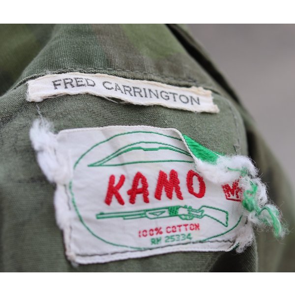 画像3: カモ ハンティングジャケット  米軍・南ベトナム軍インビジブルリーフ迷彩生地使用シビリアンリーフ迷彩MEDIUM (3)