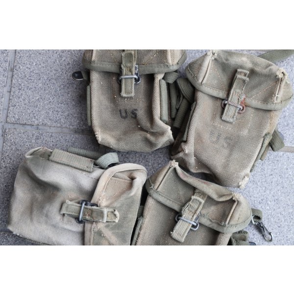 画像4: 米軍ベトナム戦争M1956/61(M56/61)アムニションポーチ後期型 (4)
