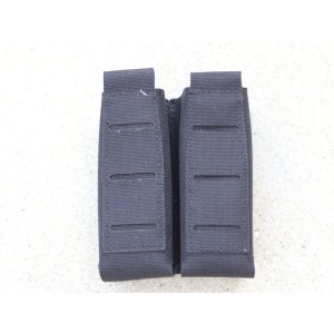 画像: LMG SMDPダブルオープントップピストルマガジンポーチ黒 新品