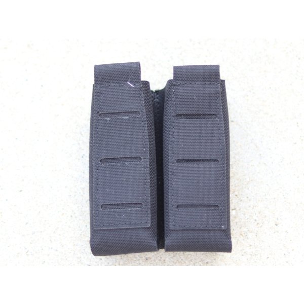 画像1: LMG SMDPダブルオープントップピストルマガジンポーチ黒 新品 (1)