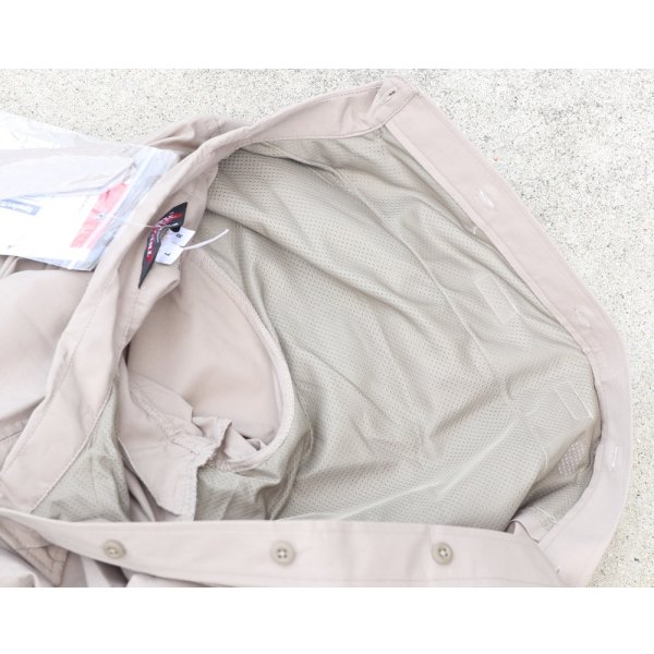 画像4: TRU-SPEC 24-7ウルトラライトドレスシャツ カーキLARGE-REGULAR新品 (4)