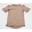 画像1: 米軍放出オークPCU Lv1 TシャツCB(コヨーテブラウン)SMALL新品 (1)