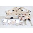 画像1: 米軍放出FEDERAL COVERS & TEXTILES製RACKベスト ポーチ6個付きセット3Cデザート迷彩OD縁タイプ 新品 (1)