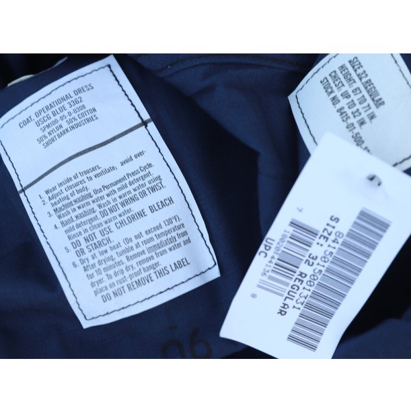 画像4: 米沿岸警備隊ODUジャケット初期型32R新品 (4)