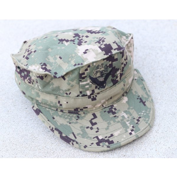 米軍 米海軍NWU TYPE3八角帽7 1/4 - ミリタリーサープラス