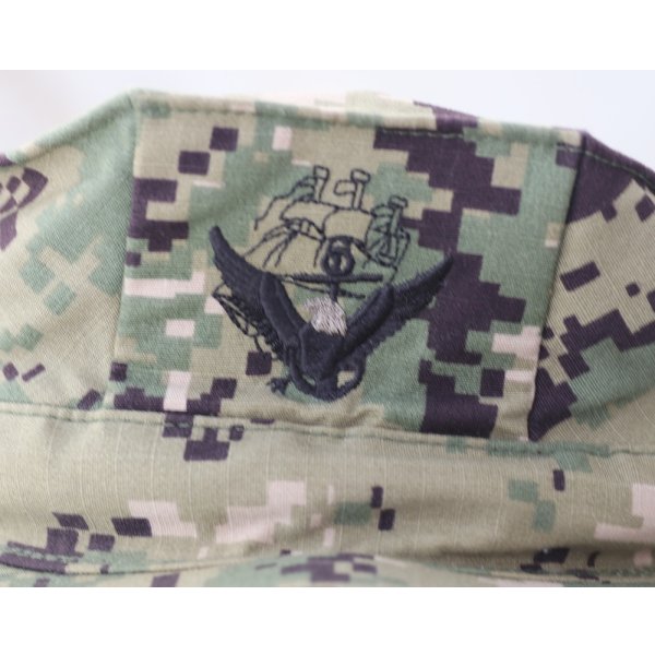 画像4: 米軍 米海軍NWU TYPE3八角帽7 1/4 (4)