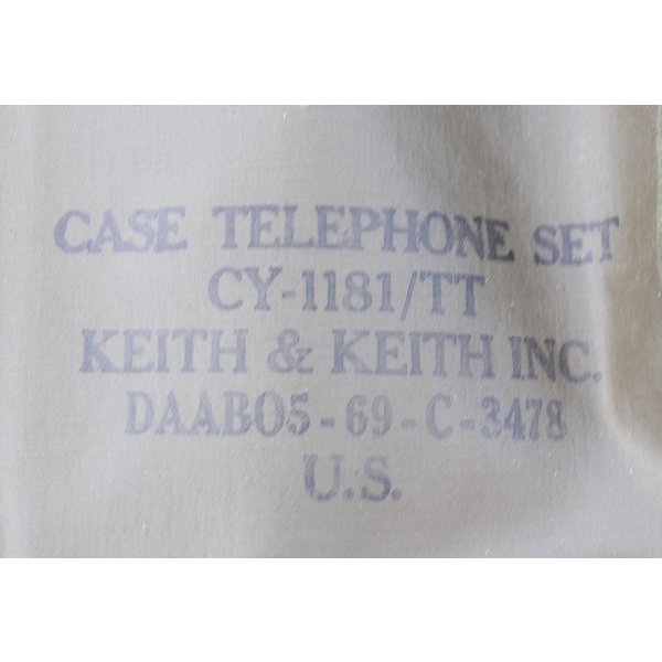 画像8: 米軍ベトナム戦争EE-8野戦電話用CY-1181/TTケース新品 (8)