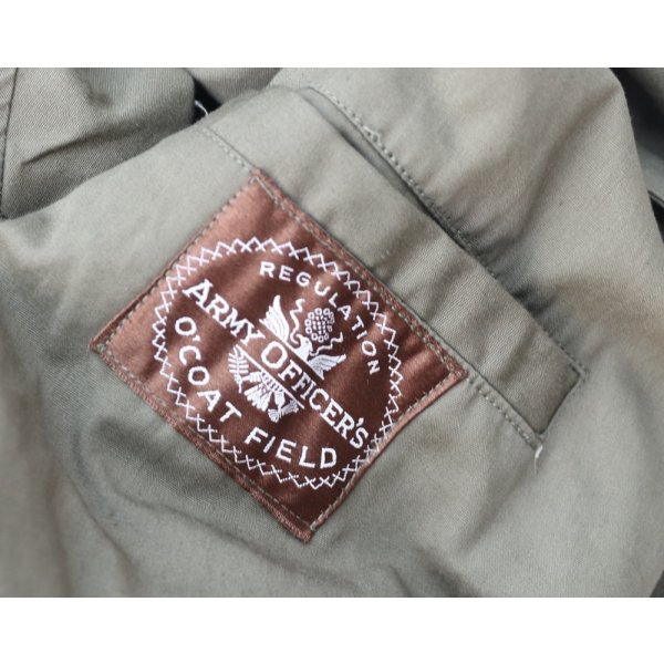 画像14: 第二次世界大戦 米軍 米陸軍士官用オーバーコート ライナー付42R (14)