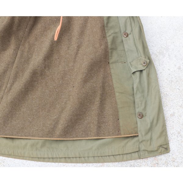 画像10: 第二次世界大戦 米軍 米陸軍士官用オーバーコート ライナー付42R (10)