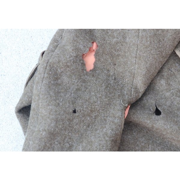 画像18: 第二次世界大戦 米軍 米陸軍士官用オーバーコート ライナー付42R (18)