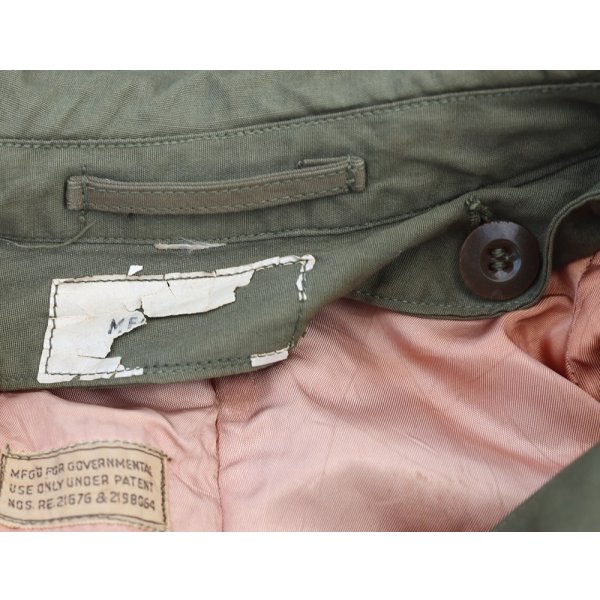 画像15: 第二次世界大戦 米軍 米陸軍士官用オーバーコート ライナー付42R (15)