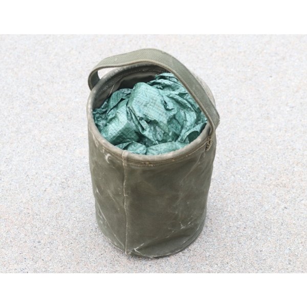 画像1: 第二次世界大戦 米軍ウォーターバケツOD (1)