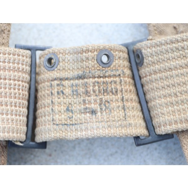 画像6: 第一次世界大戦 米軍M1918 BAR用マガジンベルト カーキ (6)