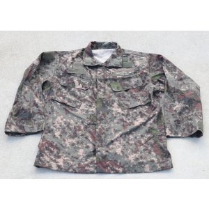 画像: 韓国軍 戦闘服ジャケット 韓国陸軍デジタル迷彩105-168-M海軍パッチ付き