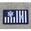 画像1: LBT-1781米沿岸警備隊旗フラッグパッチ新品 (1)