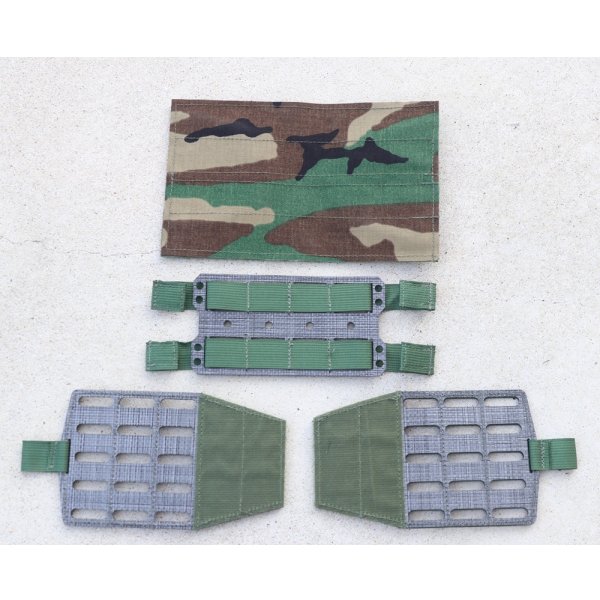 画像8: LBT-1961-LCミニマリストチェストリグ ウッドランド迷彩 新品 (8)