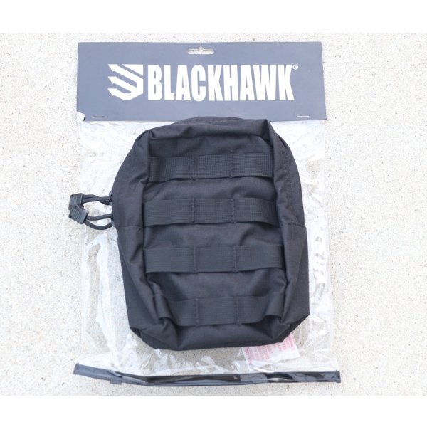画像1: ブラックホークSTRIKEアップライトGPポーチ黒 新品 (1)