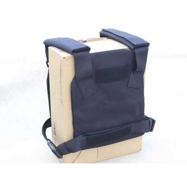 画像2: ブラックホーク ロービジプレートキャリア黒MEDIUM新品 (2)