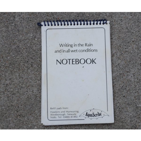 画像6: 英軍サンドハースト王立陸軍士官学校メモ帳カバー&アクアスクライブ防止メモ帳セット (6)