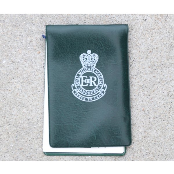 画像2: 英軍サンドハースト王立陸軍士官学校メモ帳カバー&アクアスクライブ防止メモ帳セット (2)