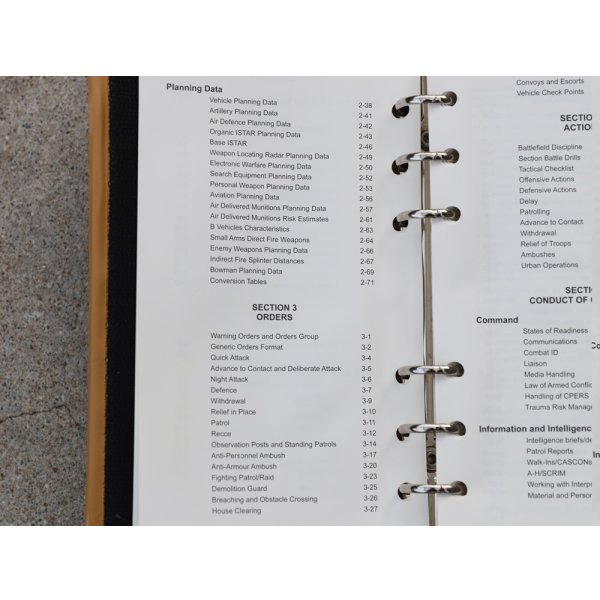 画像7: 英軍陸軍バインダー入りマニュアル (7)