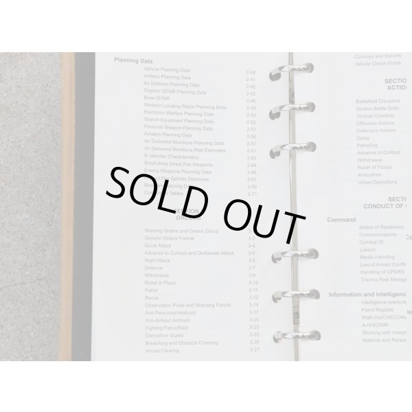 画像7: 英軍陸軍バインダー入りマニュアル (7)