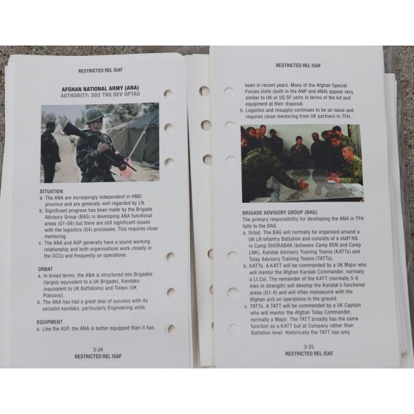 画像5: 英軍ヘリック作戦時アフガニスタン派遣マニュアル (5)