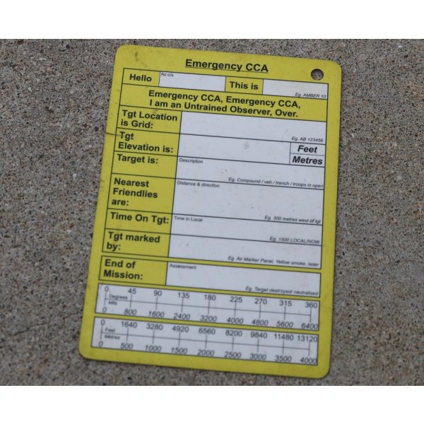 画像5: 英軍 報告・記録カードセット (5)