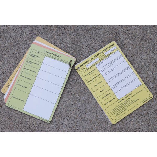 画像8: 英軍 報告・記録カードセット (8)