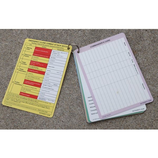 画像6: 英軍 報告・記録カードセット (6)