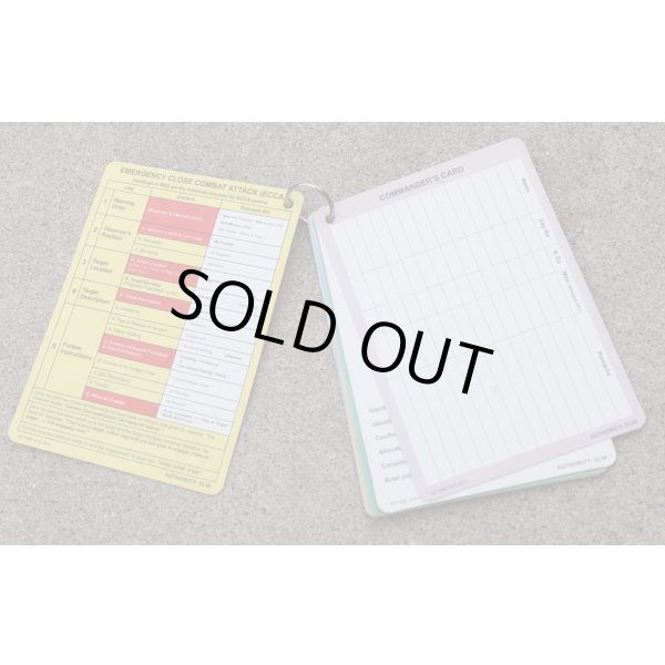 画像5: 英軍 報告・記録カードセット (5)