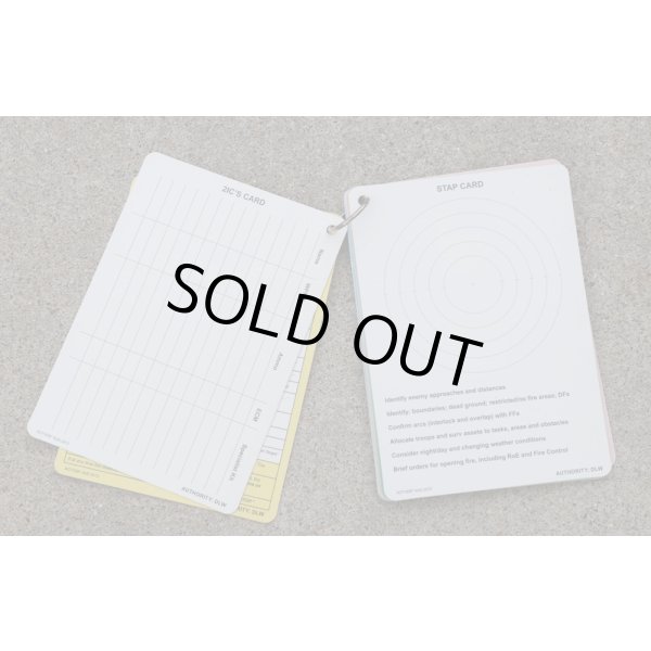 画像6: 英軍 報告・記録カードセット (6)