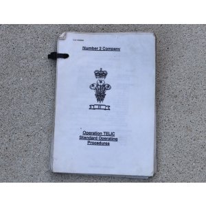 画像: 英軍テリック作戦時イラク派遣部隊作戦手順マニュアル