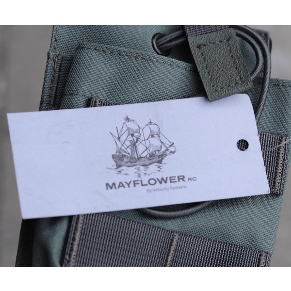 画像4: メイフラワー・ベロシティシステムズ オープントップ7.62mmマガジンポーチ ウルフグレー新品 (4)