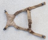 画像: 米軍 米海兵隊ECH用チンストラップ ネジ付CB(コヨーテブラウン)新品