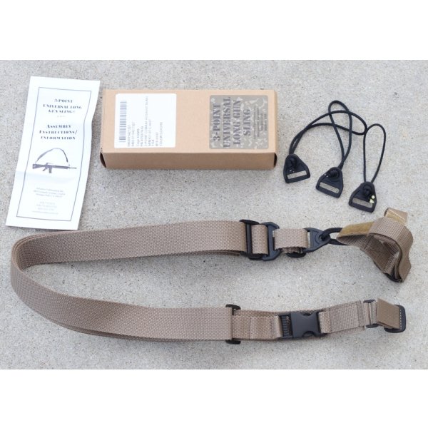 画像1: 米軍 米海兵隊3ポイントスリングCB(コヨーテブラウン)新品 (1)