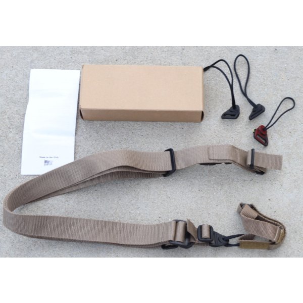画像2: 米軍 米海兵隊3ポイントスリングCB(コヨーテブラウン)新品 (2)