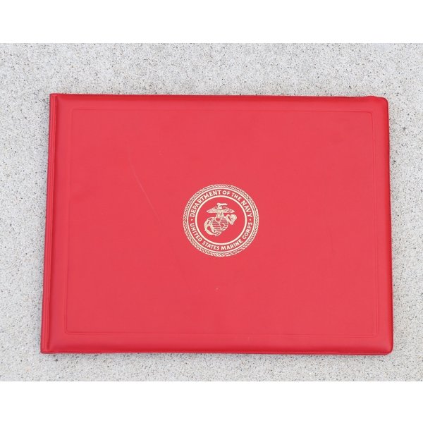 画像1: 米軍 米海兵隊 証書用アルバム 新品 (1)