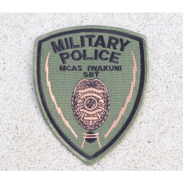 画像1: 米軍 米海兵隊 岩国憲兵SRTパッチ新品 (1)